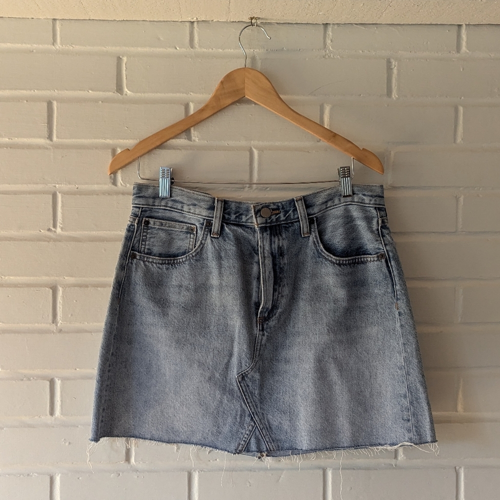 Denim Forum Mini Skirt